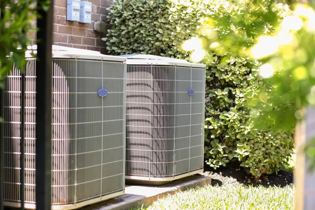Two Air Conditioners Side by Side