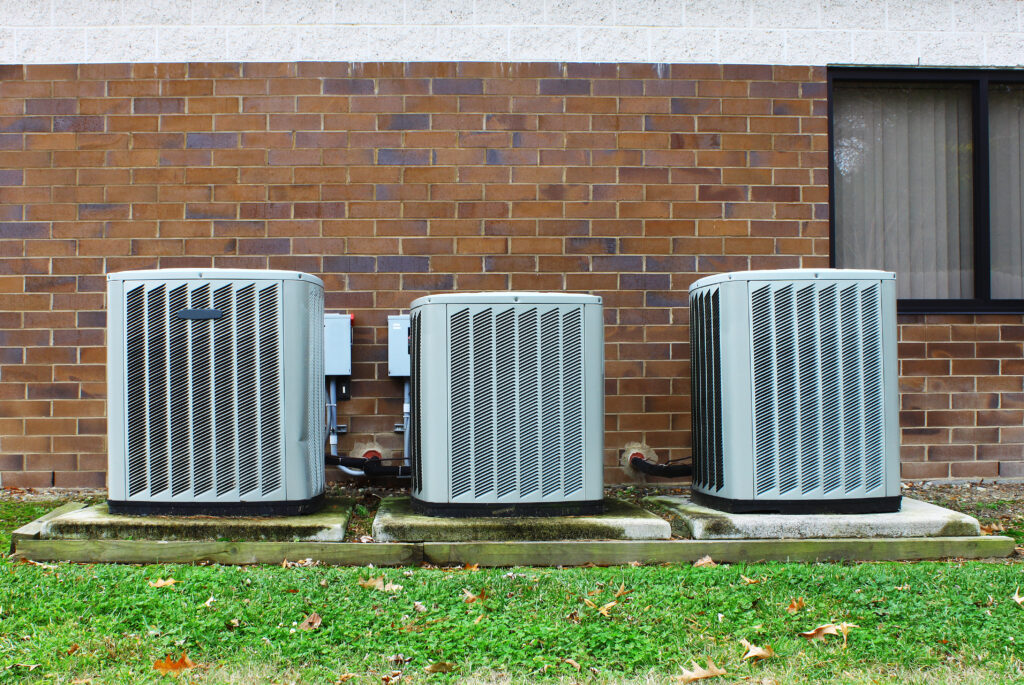 A Row of Air Conditioners
