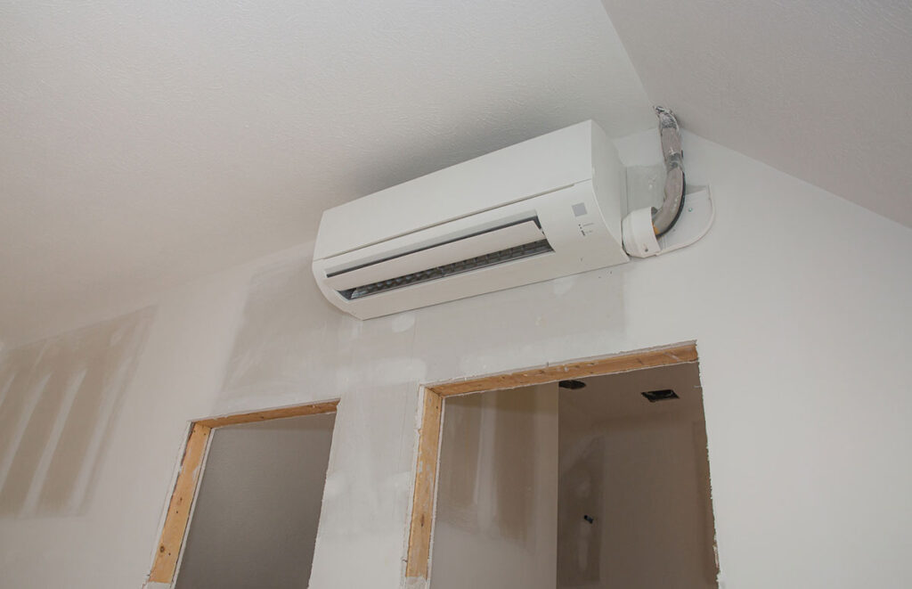 A Wall Mounted Ductless Unit
