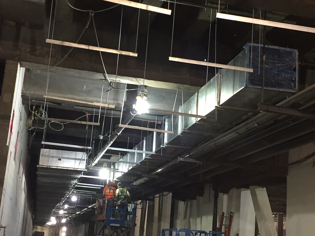 Ductwork Being Installed
