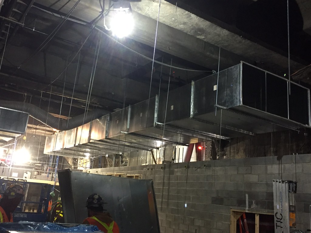 Ductwork in a Construction Site