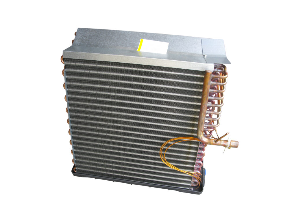 The Front of an Evaporator Coil 