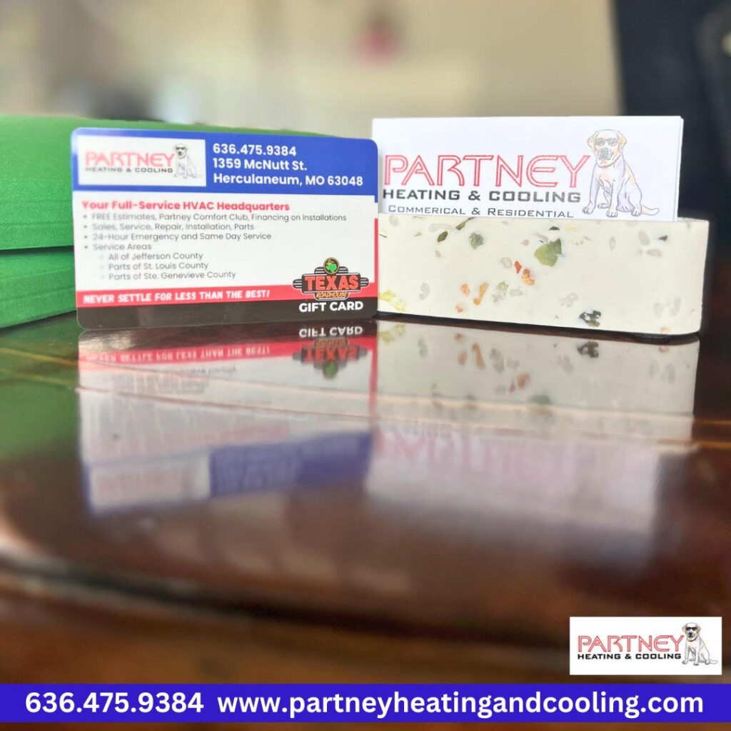 Partney Heating and Cooling Gift Card Giveaway