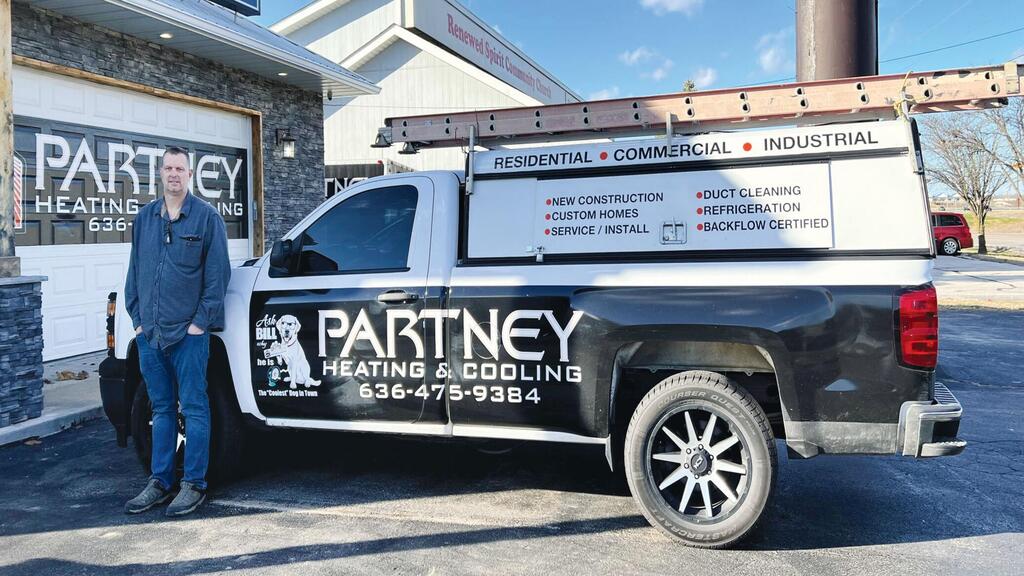 Partney Heating and Cooling owner says that customer satisfaction is a priority - Leader Media Mention