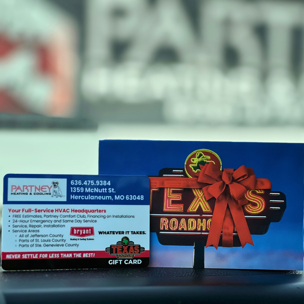 Partney Heating and Cooling Gift Card Giveaway