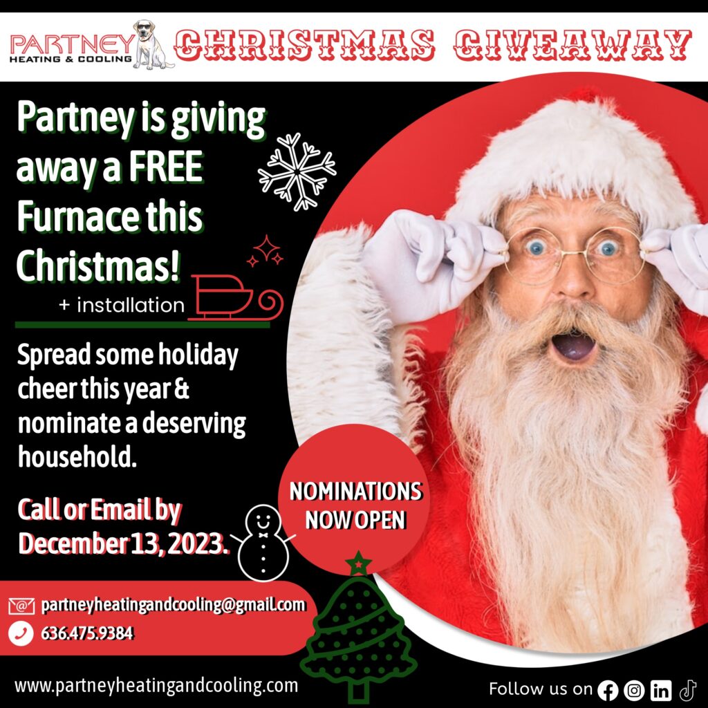 Partneys Christmas Furnace Giveaway