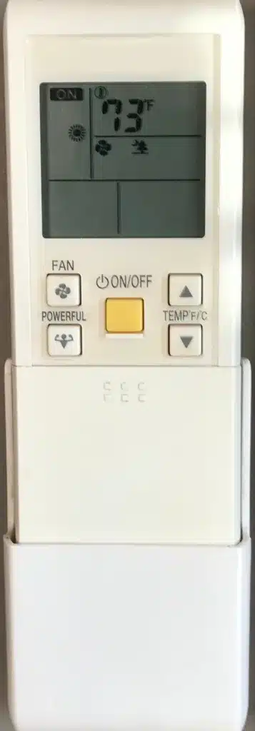 Remote Control for Ductless System