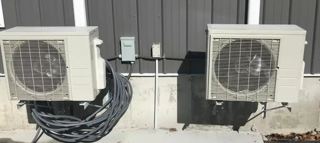 Two Outdoor Ductless Units