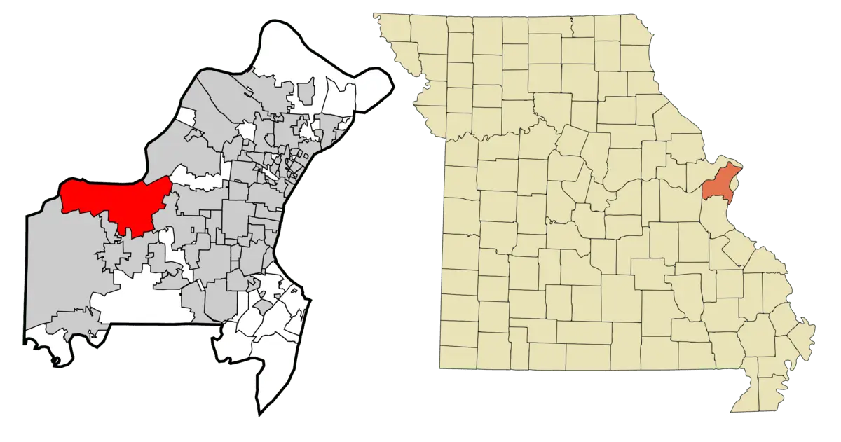 Location of Chesterfield MO. Chesterfield MO HVAC Services picture